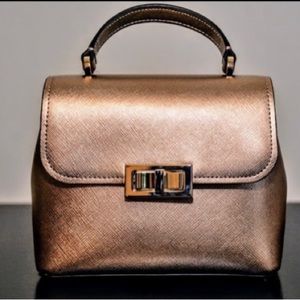 Kate Spade leather champagne bag with removable straps. New